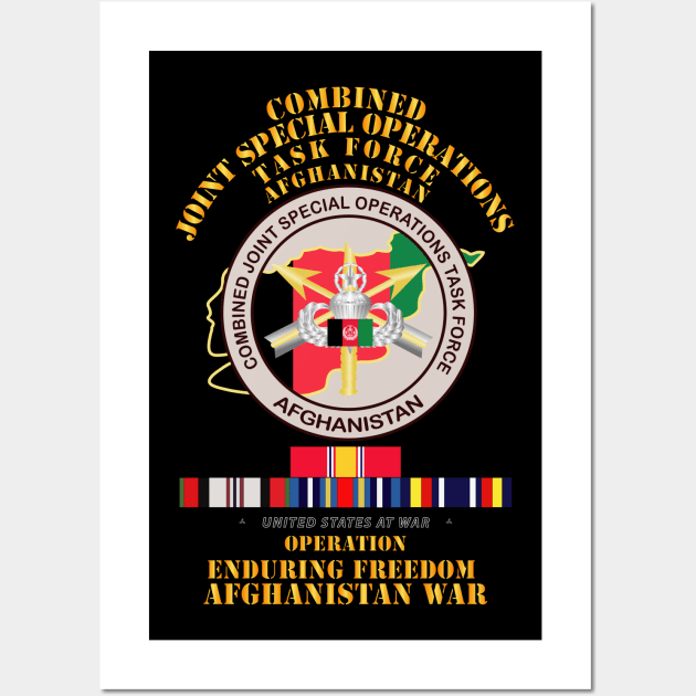 Combined Joint Special Operations Task Force - OEF - Afghanistan w SVC Wall Art by twix123844